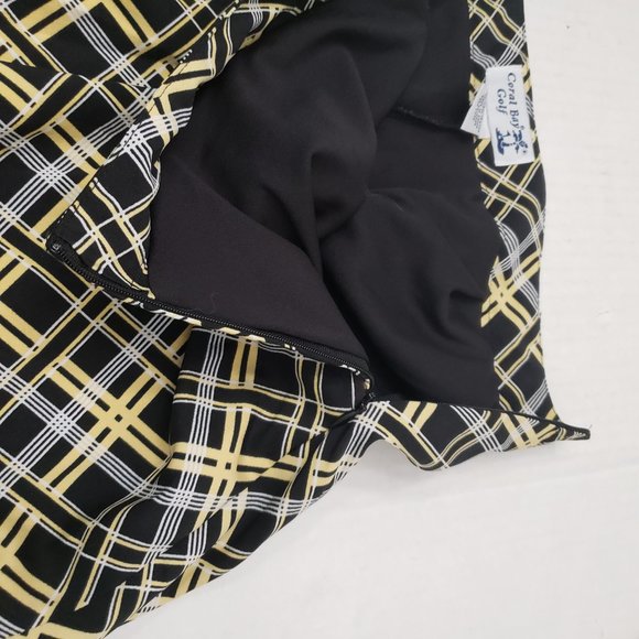 Coral Bay Golf Womens Skirt Skort Shorts Black 12 - Picture 8 of 13